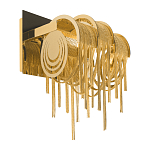 Бра с перфорированными металлическими дугами и цепочками 22 см Atlantis Chain варинант исполнения - 1 | Loft Concept в Волгограде