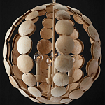 Люстра в форме шара с декором из круглых декоративных элементов Texture Discs варинант исполнения - 3 | Loft Concept в Волгограде