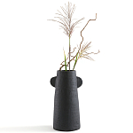 Ваза Serené Ceramic Vase Черная варинант исполнения - 3 | Loft Concept в Волгограде