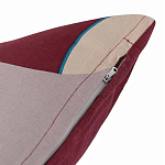 Подушка декоративная хлопковая с абстрактным принтом Elysian Flow Terra варинант исполнения - 4 | Loft Concept в Волгограде