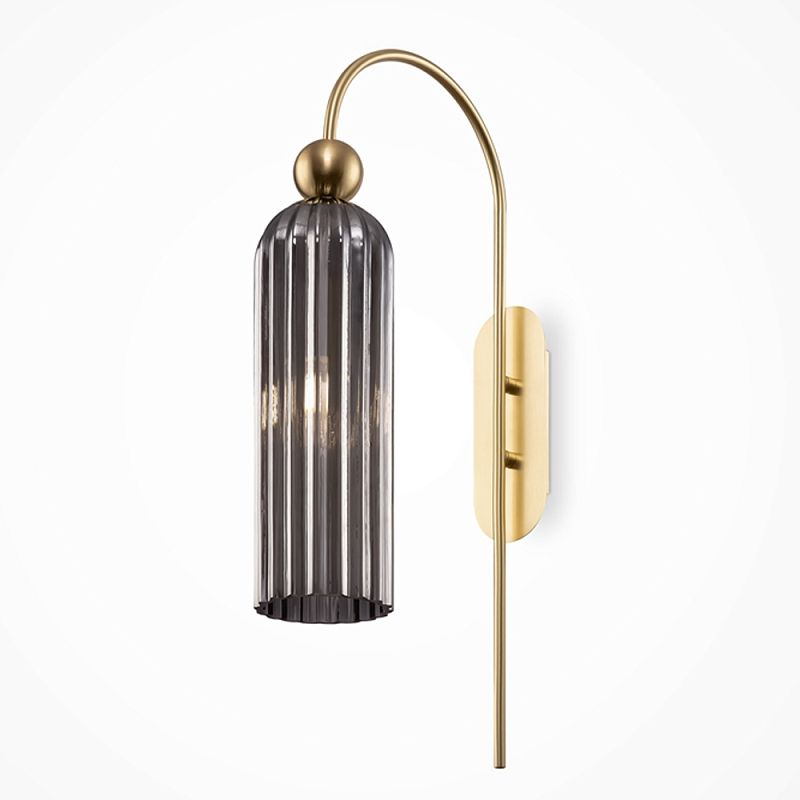 Бра Maytack c Серым Плафоном  Золотой Серый в Волгограде | Loft Concept 