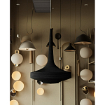 Подвесной вязаный черный светильник «Лампа Марракеша» варинант исполнения - 3 | Loft Concept в Волгограде