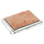 Портсигар с газовой зажигалкой из натурального камня Пегматит Stone Cigarettes Cases варинант исполнения - 4 | Loft Concept в Волгограде