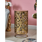 Столик приставной с цветочной резной фактурой Madagascar варинант исполнения - 5 | Loft Concept в Волгограде