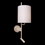 Бра с цилиндрическим тканевым абажуром и регулируемым спотом Pure Cylinder варинант исполнения - 1 | Loft Concept в Волгограде