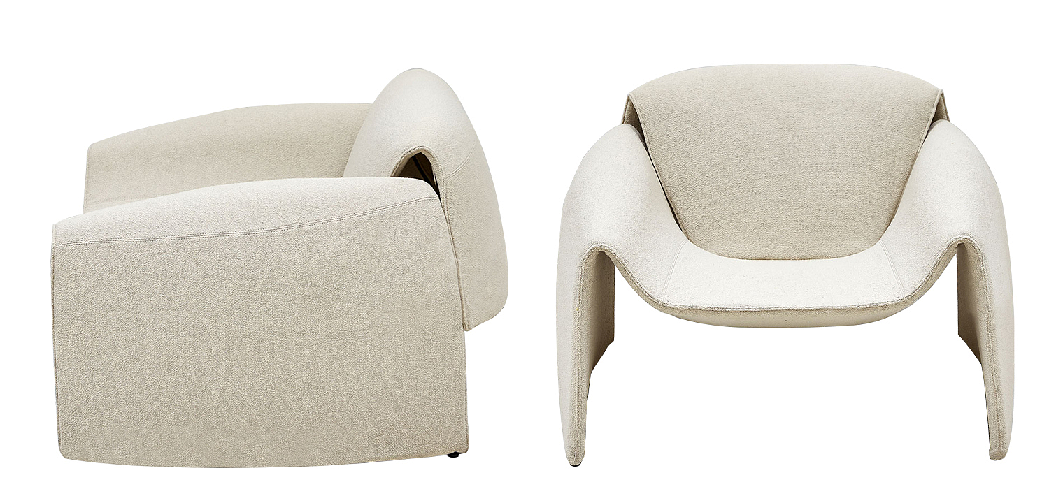 Кресло бежевое в стиле минимализм Chani Beige Armchair Кресло бежевое в стиле минимализм Chani Beige Armchair - Loft-Concept в Волгограде