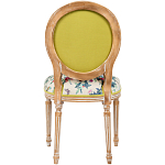 Стул из массива бука бежевый с изображением птиц и цветов Beige Green Chinoiserie Rose Garden Chair варинант исполнения - 2 | Loft Concept в Волгограде