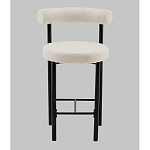 Стул полубарный Floreo букле молочный варинант исполнения - 4 | Loft Concept в Волгограде