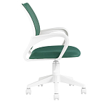 Офисное кресло с основанием из белого пластика Desk chairs Green варинант исполнения - 3 | Loft Concept в Волгограде