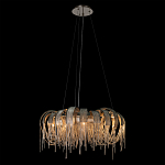 Люстра круглая подвесная с металлическими дугами и длинными цепочками 80 см Atlantis Chain варинант исполнения - 3 | Loft Concept в Волгограде