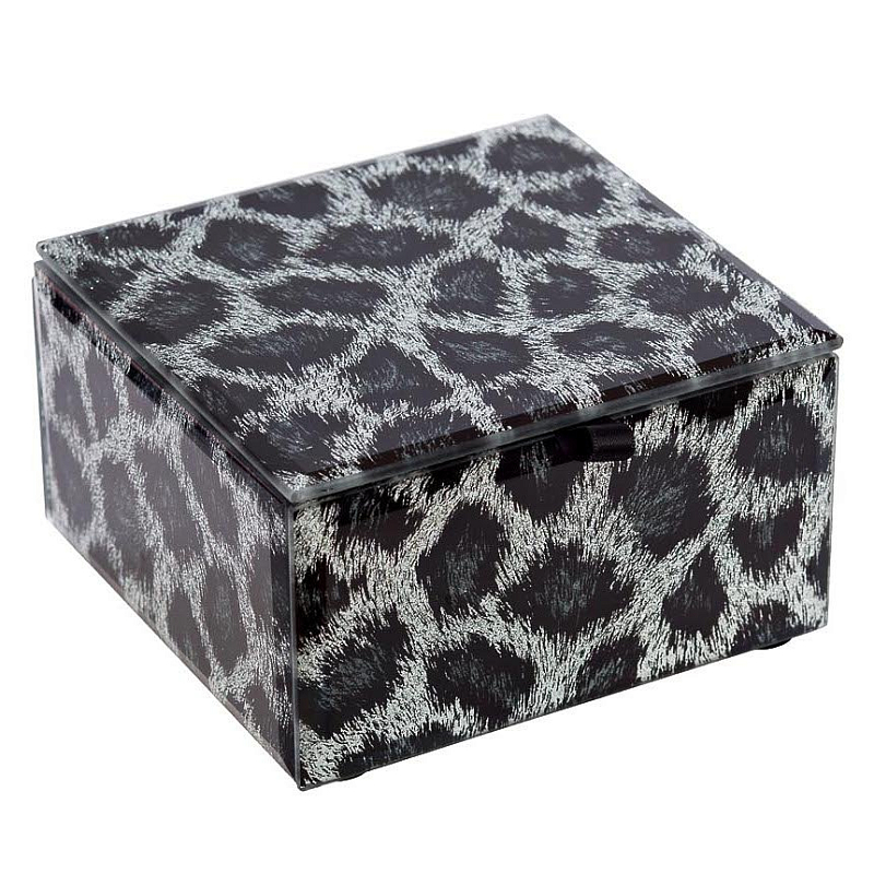 Шкатулка Snow Leopard Cube Серый Шкатулка Snow Leopard Cube Серый в Волгограде | Loft Concept