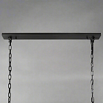 Люстра с черным каркасом и абажуром из прямоугольных мраморных панелей Calling to Shine варинант исполнения - 1 | Loft Concept в Волгограде