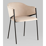 Стул Brace велюр молочный варинант исполнения - 1 | Loft Concept в Волгограде