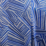 Мебельная ткань Жаккард синий принт 140 см T2-132 варинант исполнения - 2 | Loft Concept в Волгограде