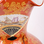 Ваза красного цвета с рисунком Chinoiserie Ceramics варинант исполнения - 2 | Loft Concept в Волгограде