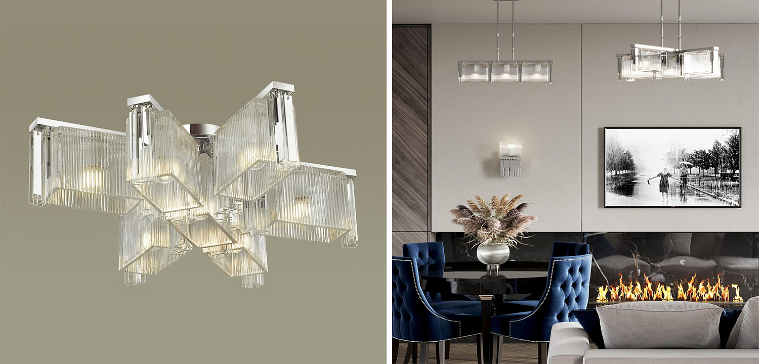 Люстра Madelen Chrome Chandelier 7 Люстра Madelen Chrome Chandelier 7 - Loft-Concept в Волгограде