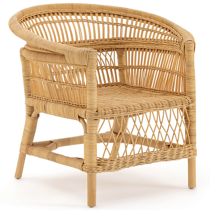 Кресло из ротанга Amadis Rattan Armchair Бежевый Кресло из ротанга Amadis Rattan Armchair Бежевый в Волгограде | Loft Concept