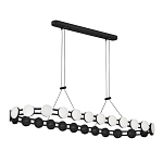 Люстра овальная с круглыми светодиодными источниками света Maxine Light варинант исполнения - 9 | Loft Concept в Волгограде