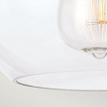 Потолочный светильник с шарообразным плафоном из прозрачного стекла Feiss варинант исполнения - 4 | Loft Concept в Волгограде