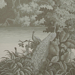 Обои ручная роспись Le Brésil Crystal Grey варинант исполнения - 1 | Loft Concept в Волгограде