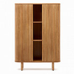 Буфет из ясеневого шпона с открытыми полками и 2-мя раздвижными дверями Toinette варинант исполнения - 2 | Loft Concept в Волгограде