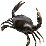 Статуэтка из бронзы в виде краба Animals Bronze варинант исполнения - 3 | Loft Concept в Волгограде