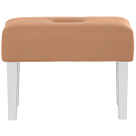 Мягкий пуф на белых ножках Winton Pouf варинант исполнения - 2 | Loft Concept в Волгограде