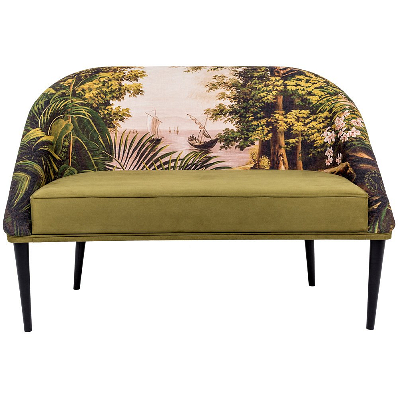 Диван Sofa San Cristobal Оливковый Диван Sofa San Cristobal Оливковый в Волгограде | Loft Concept