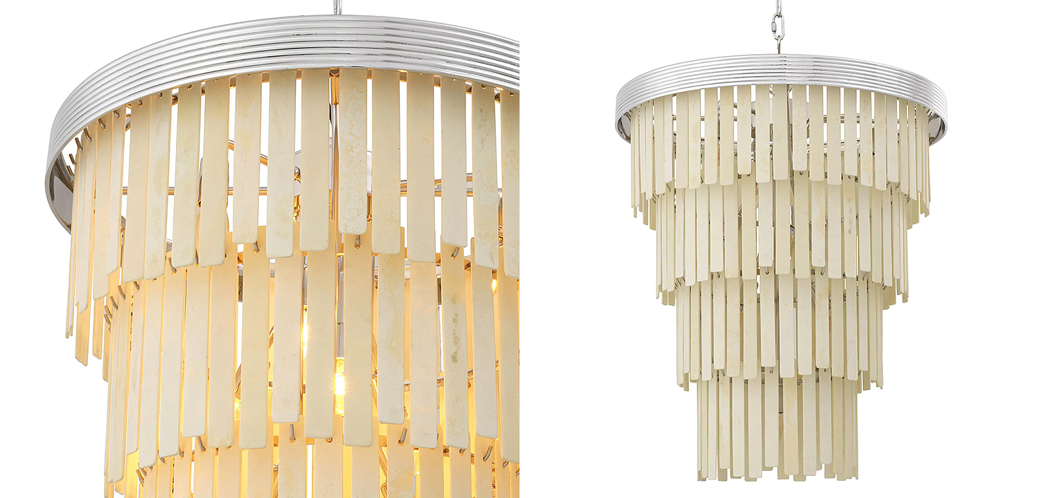 Люстра Eichholtz Chandelier Arizona L Nickel Люстра Eichholtz Chandelier Arizona L Nickel - Loft-Concept в Волгограде