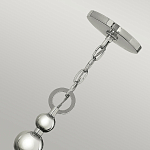 Люстра подвесная с белым тканевым цилиндрическим абажуром и декоративными шарами Hinkley варинант исполнения - 4 | Loft Concept в Волгограде