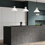 Подвесной светильник с белым стеклянным конусным плафоном Alora Mood варинант исполнения - 7 | Loft Concept в Волгограде