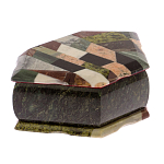 Шкатулка для украшений с мозаикой из натуральных камней Stone Casket варинант исполнения - 2 | Loft Concept в Волгограде