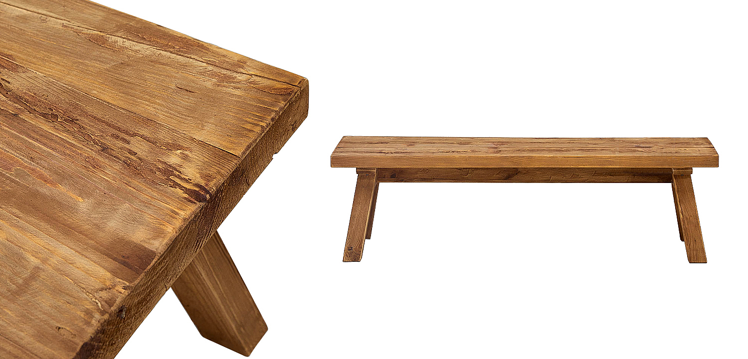 Деревянная лавка Terry Wood Bench - Loft-Concept в Волгограде