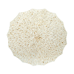 Стол кофейный с отделкой раковинами устриц Coastal Charm варинант исполнения - 3 | Loft Concept в Волгограде