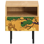 Прикроватная тумба с изображением на ящике Elise Nightstand варинант исполнения - 5 | Loft Concept в Волгограде