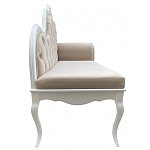 Рекомье со спинкой в стиле прованс Montmartre Provence Ottoman варинант исполнения - 7 | Loft Concept в Волгограде