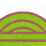 Дизайнерский ковер зеленый Poltronova Sofo Verosa Rug варинант исполнения - 6 | Loft Concept в Волгограде