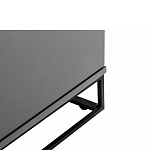 ТВ-тумба цвета графит с  2-мя дверцами и ящиком Strict Lines варинант исполнения - 5 | Loft Concept в Волгограде