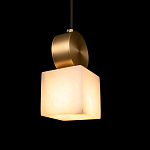 Подвесной светильник светодиодный с квадратным плафоном Stone Helios варинант исполнения - 2 | Loft Concept в Волгограде