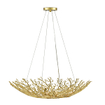 Люстра в форме золотой чаши из кораллов Coral Decor варинант исполнения - 2 | Loft Concept в Волгограде