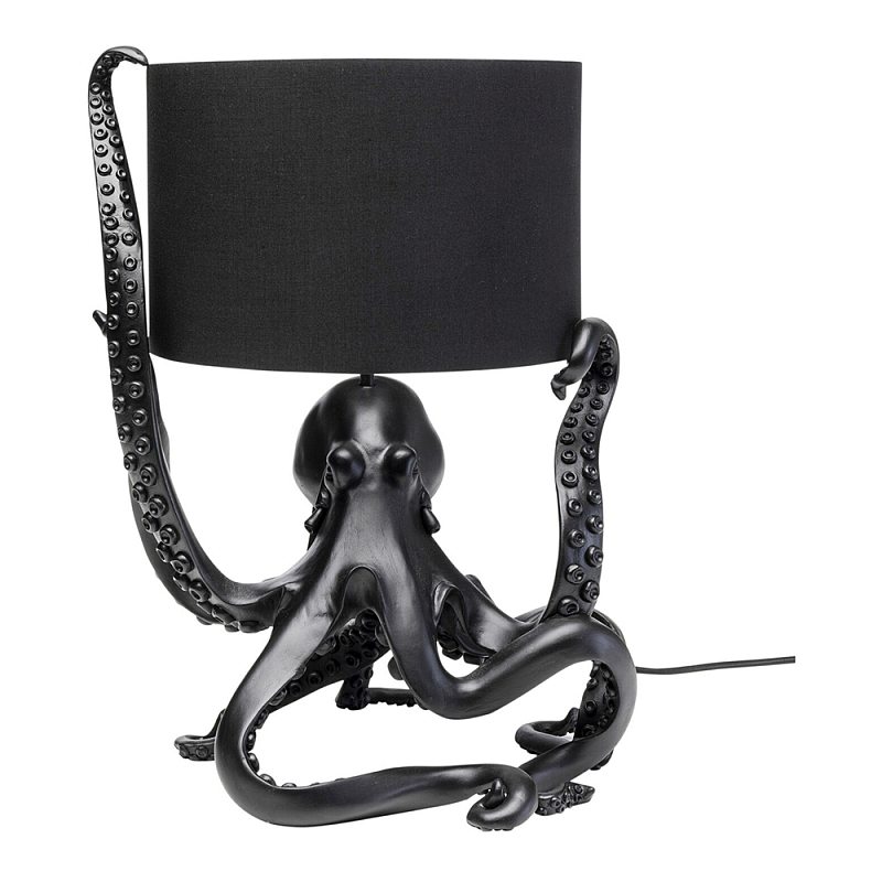 Дизайнерская Настольная лампа Черный Осьминог Черный в Волгограде | Loft Concept 