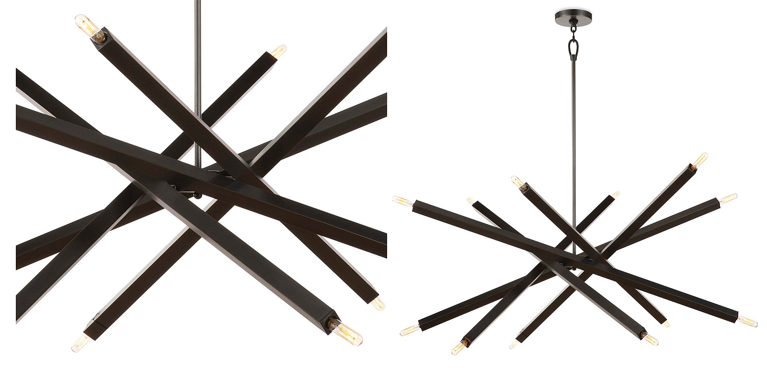 Люстра Blathmac Black Chandelier Люстра Blathmac Black Chandelier - Loft-Concept в Волгограде