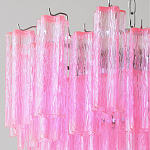 Элитная Люстра Textured Glass Pink Chandelier Ярко Розовое стекло варинант исполнения - 2 | Loft Concept в Волгограде