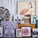 Панно Розовый цветок вышитое бисером PETALS BEADED ART варинант исполнения - 1 | Loft Concept в Волгограде