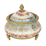 Шкатулка фарфоровая с цветочной росписью Eden Garden варинант исполнения - 1 | Loft Concept в Волгограде