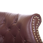 Диван из натуральной кожи на 4-х деревянных ножках из массива бука Chloe Leather Seating vine варинант исполнения - 4 | Loft Concept в Волгограде