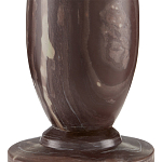 Настольная лампа из мрамора с тканевым абажуром Seductress варинант исполнения - 1 | Loft Concept в Волгограде