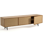 ТВ-тумба с декором из ротанга Pansy Rattan TV Stand варинант исполнения - 8 | Loft Concept в Волгограде