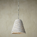 Подвесной светильник белый металлический в форме купола White Natural Lines варинант исполнения - 2 | Loft Concept в Волгограде