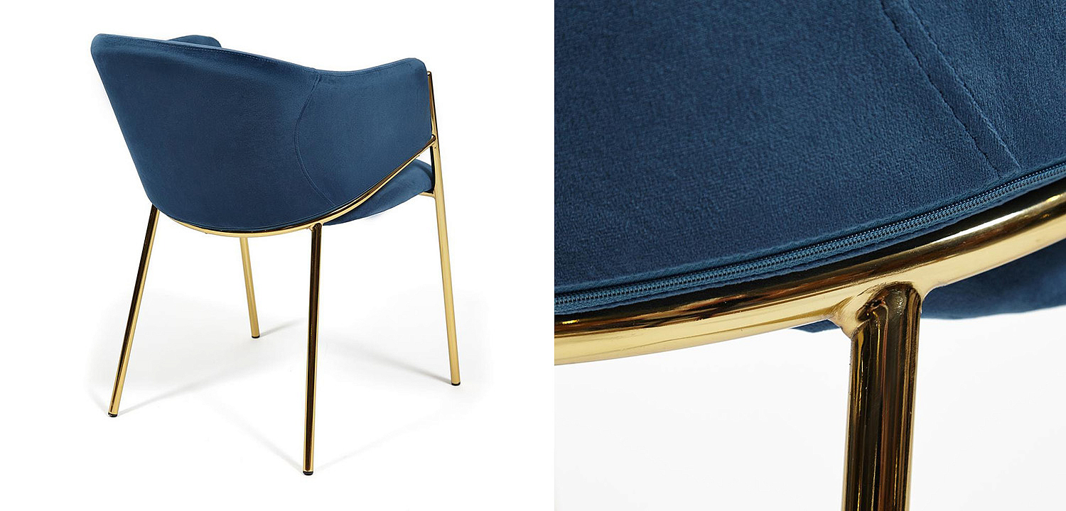 Стул Dolores blue velvet - Loft-Concept в Волгограде